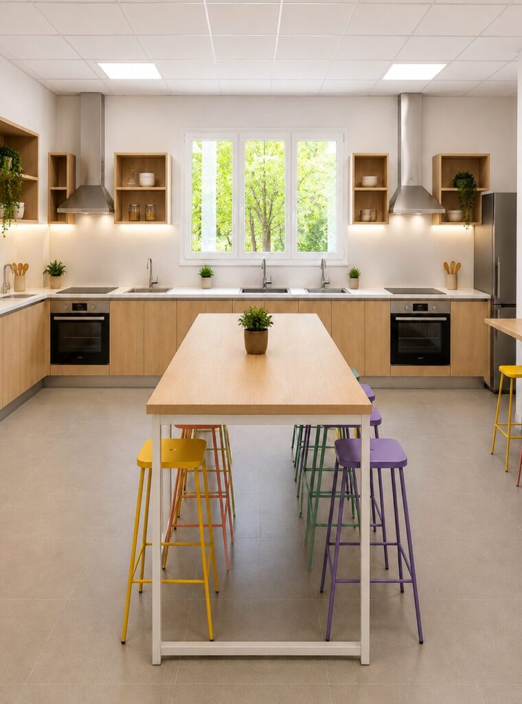Cucina condivisa moderna Unicaland