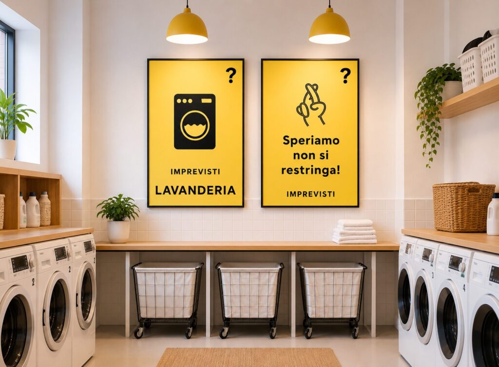 Lavanderia self-service di Unicaland a Cassino a disposizione degli studenti